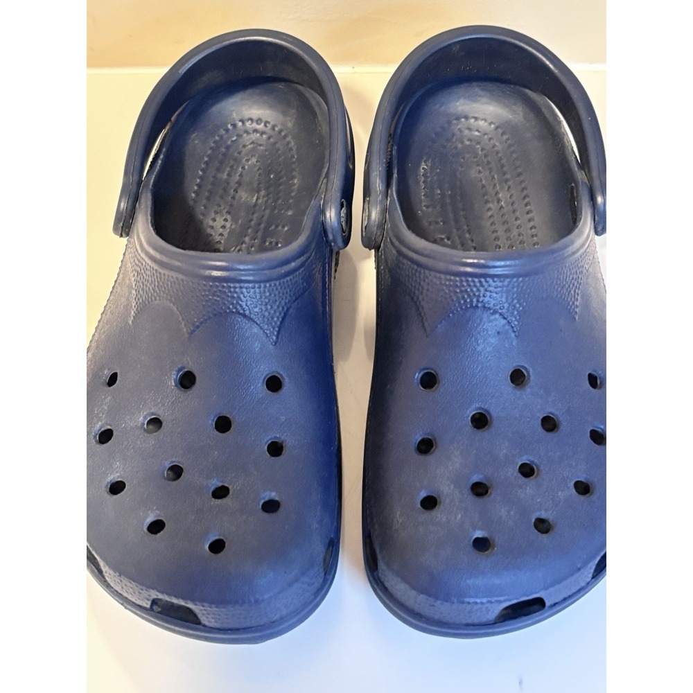 Original Classic Crocs BLUE NAVY Clogs W 4-5 (XS) Big‎ Kid/ Small Adult
